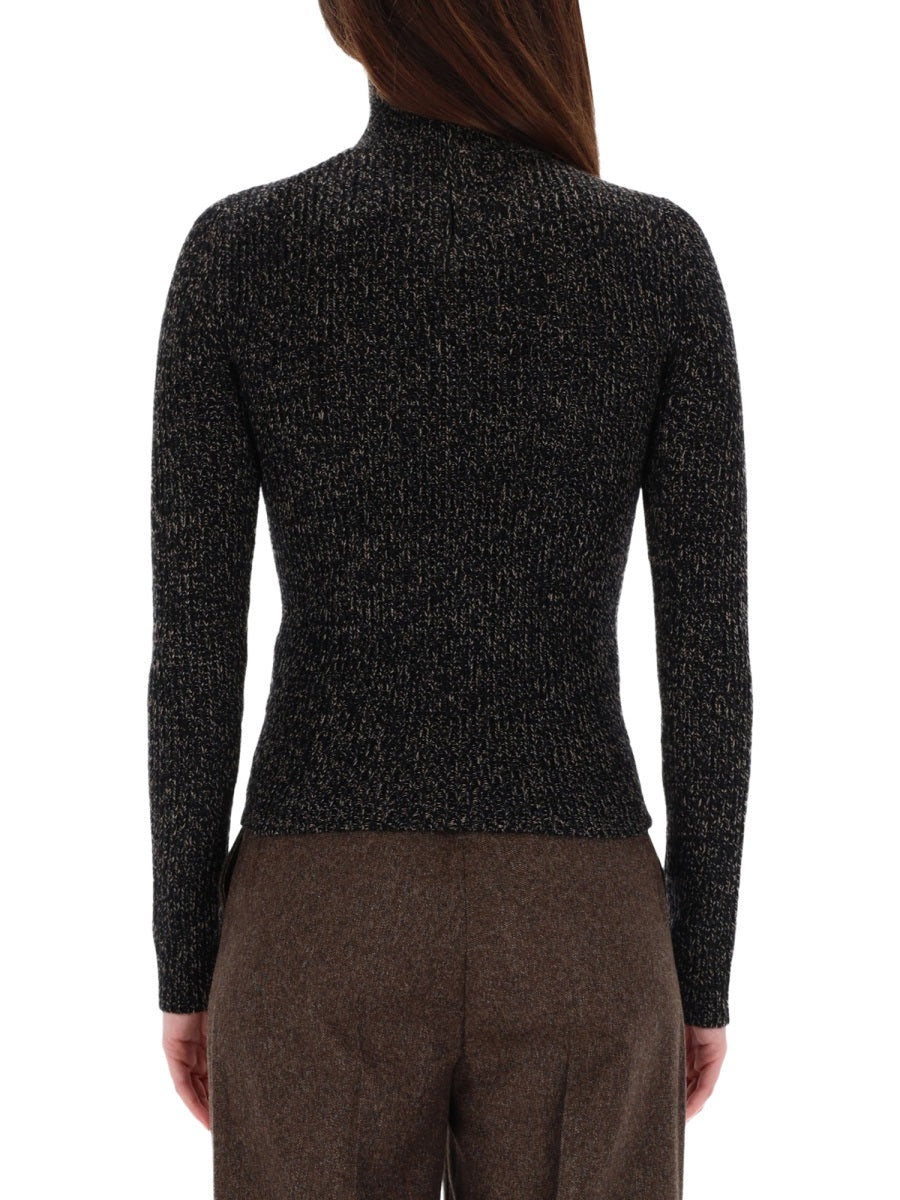 MAX MARA Wool and Cashmere Turtleneck Sweater Size S