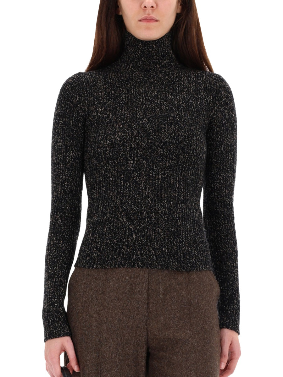 MAX MARA Wool and Cashmere Turtleneck Sweater Size S