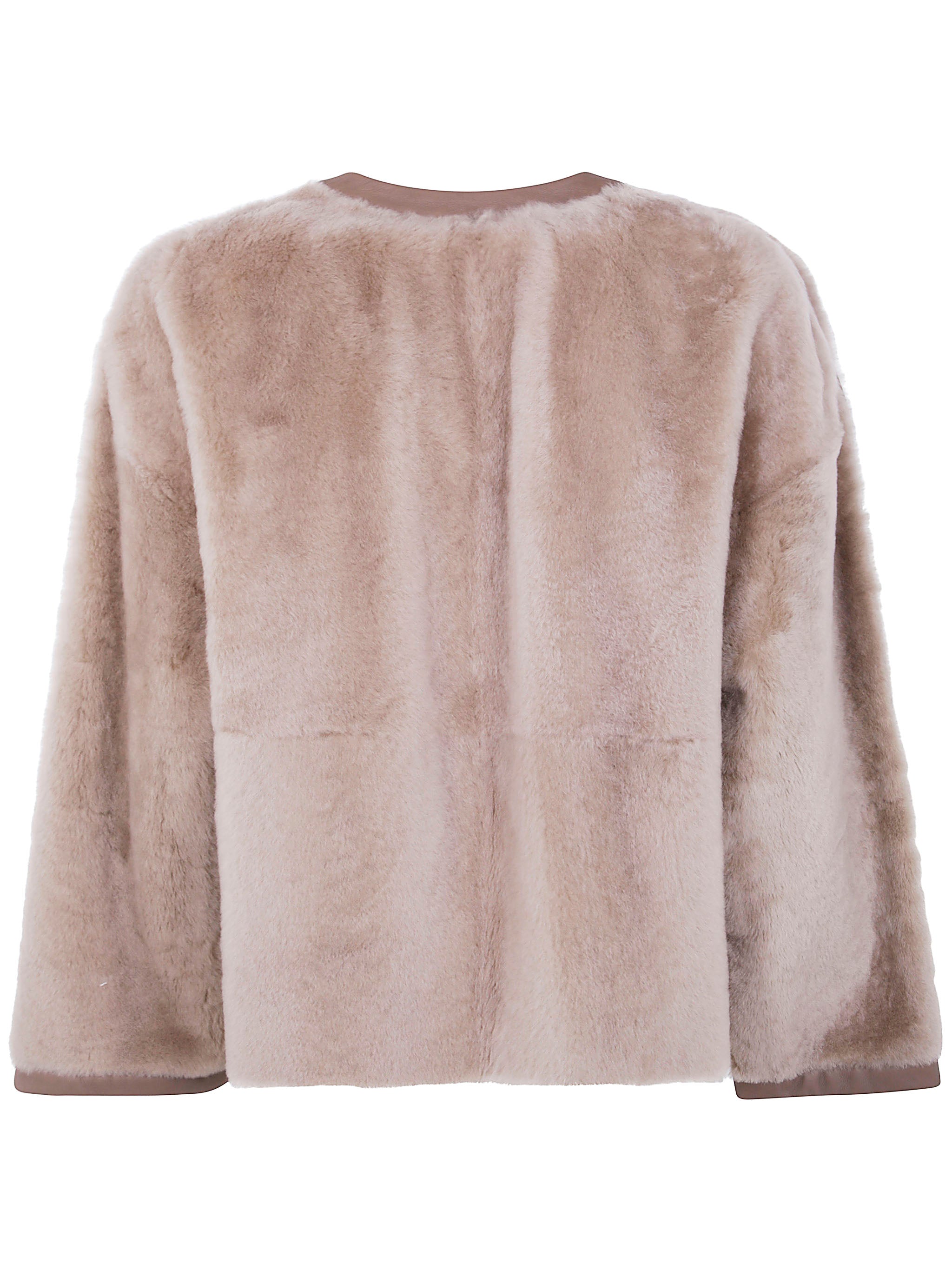 MAX MARA ATELIER Classic Short Shearling Coat for Women