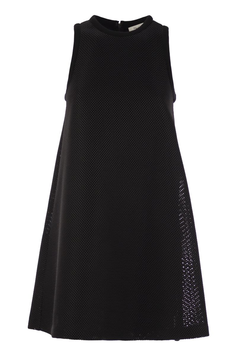 MAX MARA Mini Technical Mesh Flare Dress
