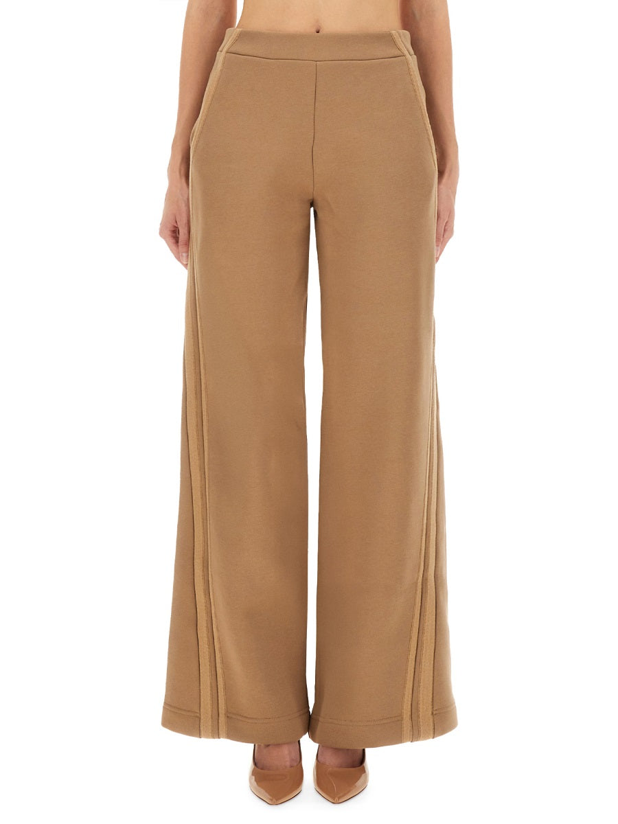 MAX MARA Wide Leg Cotton Pants - Size S