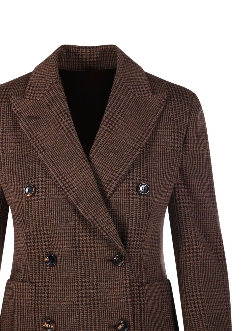 MAX MARA Patterned Wool Blend T-Shirt Blazer