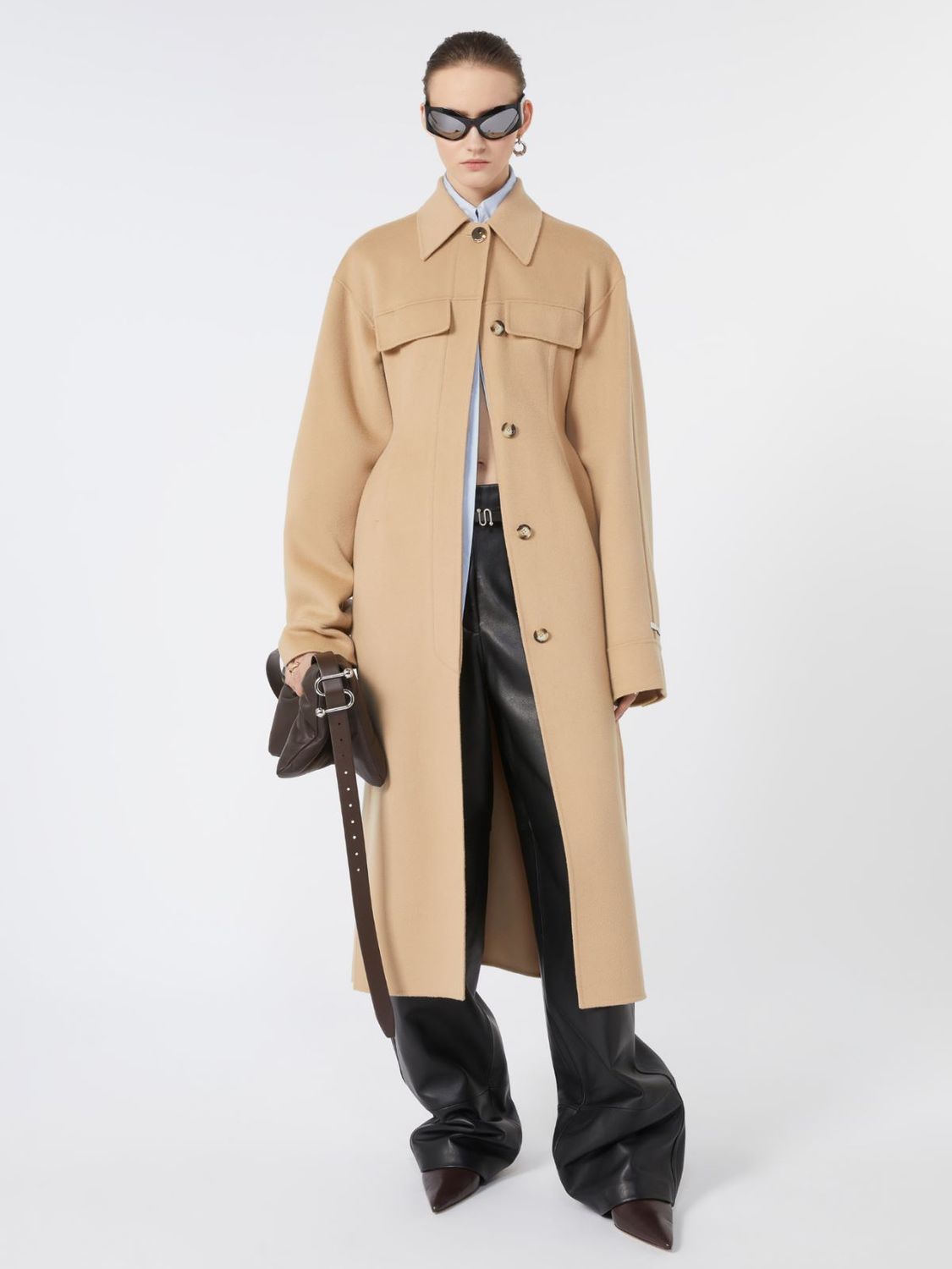 MAX MARA SPORTMAX Women's Virgin Wool Outerwear Jacket
