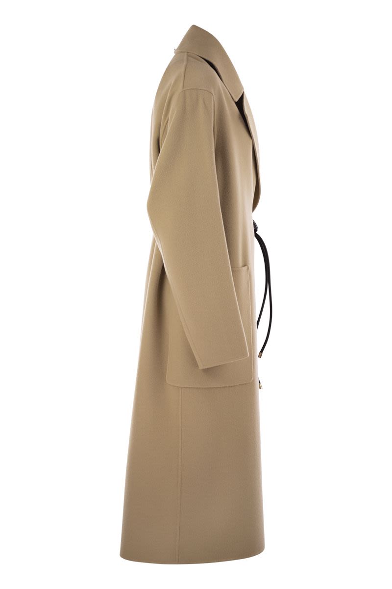 MAX MARA SPORTMAX Asymmetrical Long Dressing Gown Jacket