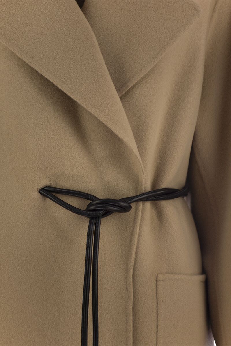 MAX MARA SPORTMAX Asymmetrical Long Dressing Gown Jacket