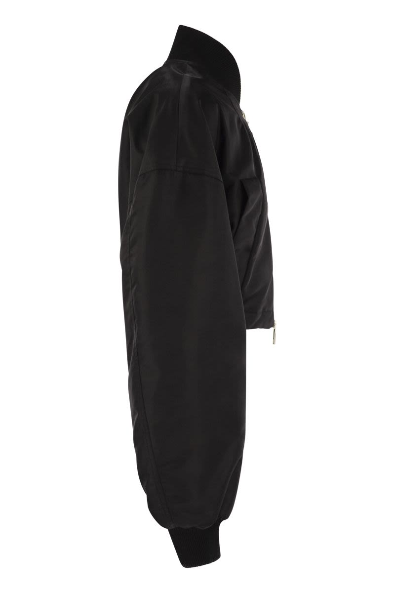 MAX MARA SPORTMAX Cropped Nylon Bomber Jacket