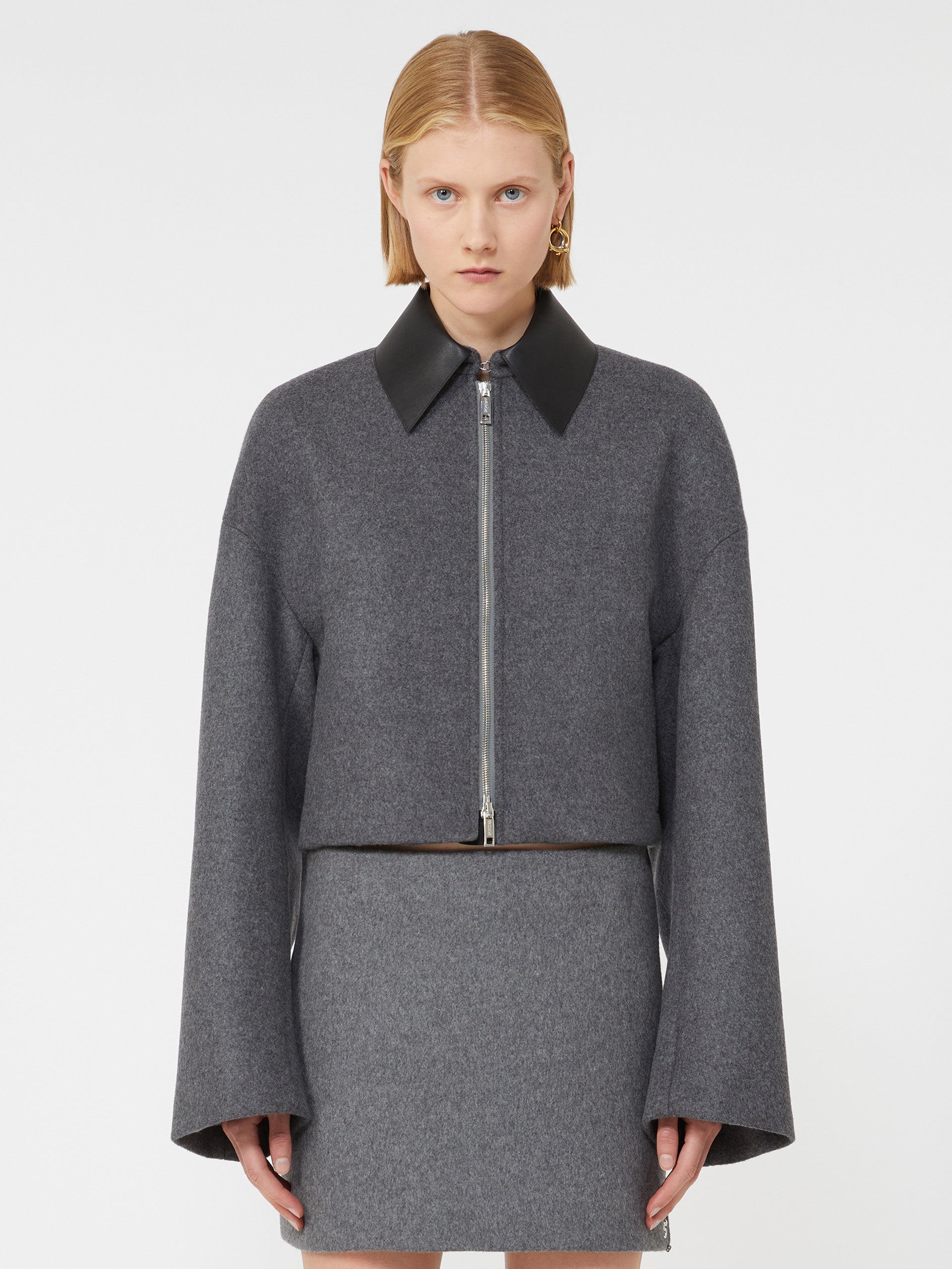 MAX MARA SPORTMAX Boxy Fit Wool Jacket - Size 40