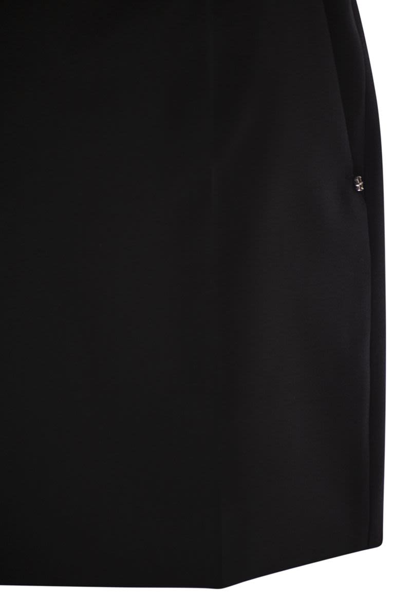 MAX MARA SPORTMAX High-Waisted Mini Pencil Skirt with Belt