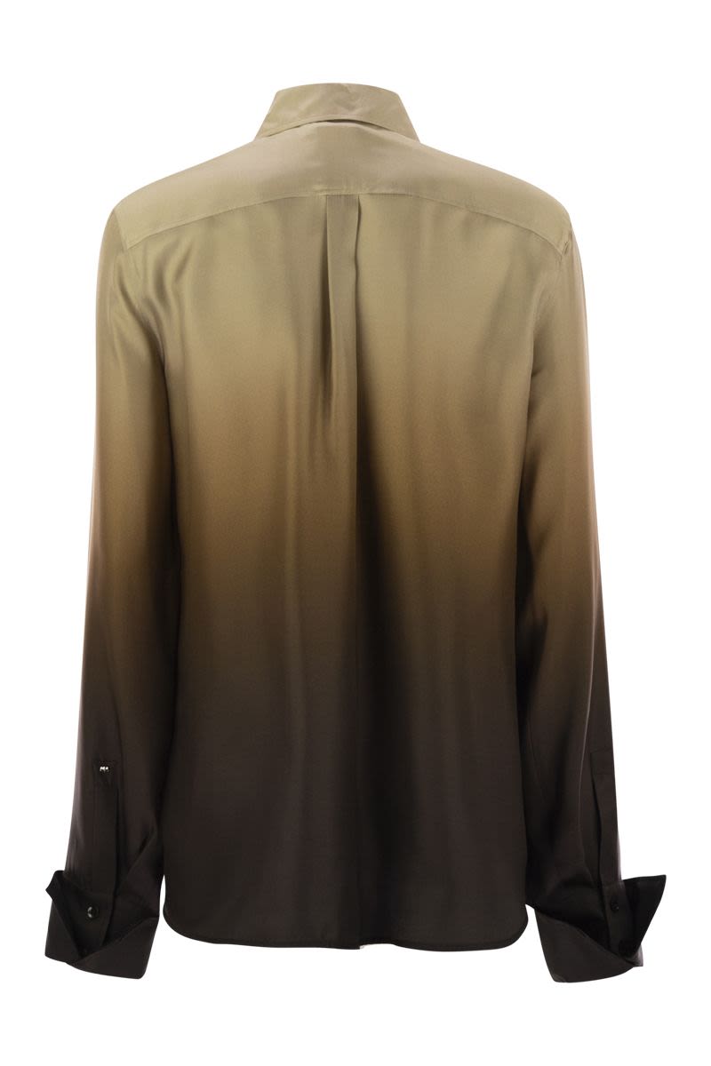 MAX MARA SPORTMAX Elegantly Tailored Women's Silk Shirt