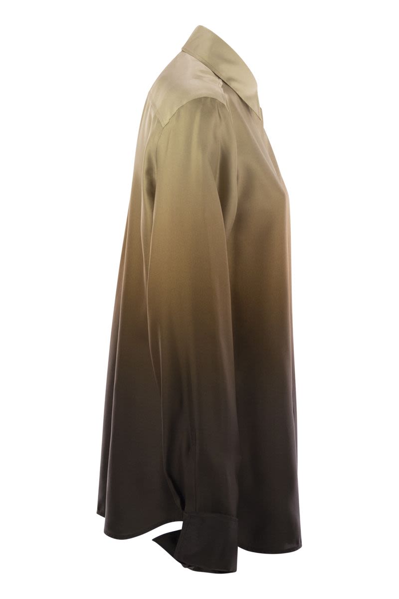 MAX MARA SPORTMAX Elegantly Tailored Women's Silk Shirt