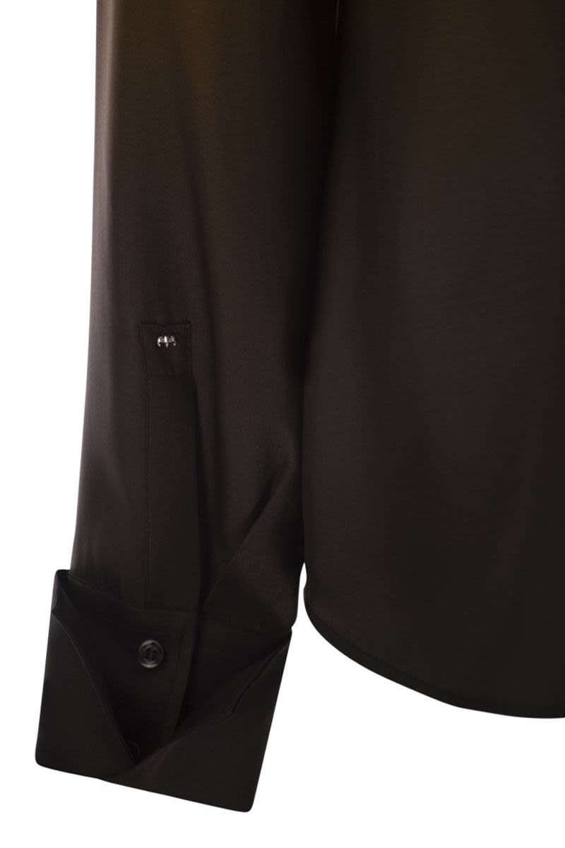 MAX MARA SPORTMAX Elegantly Tailored Women's Silk Shirt