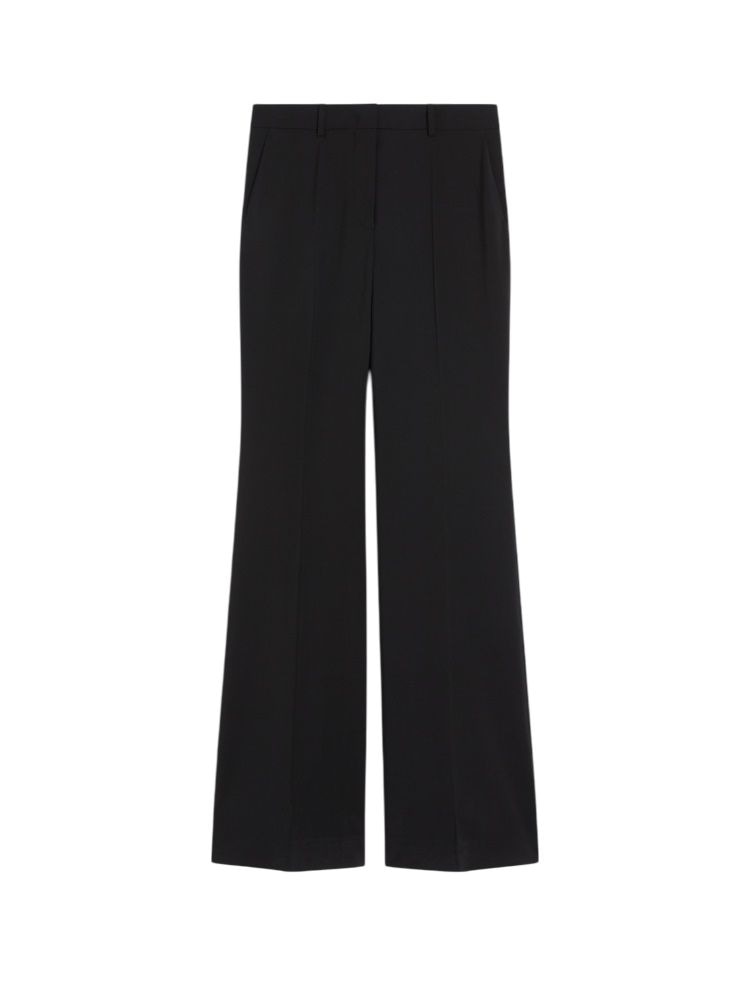 MAX MARA SPORTMAX Flared Bell-Bottom Wool Trousers for Women