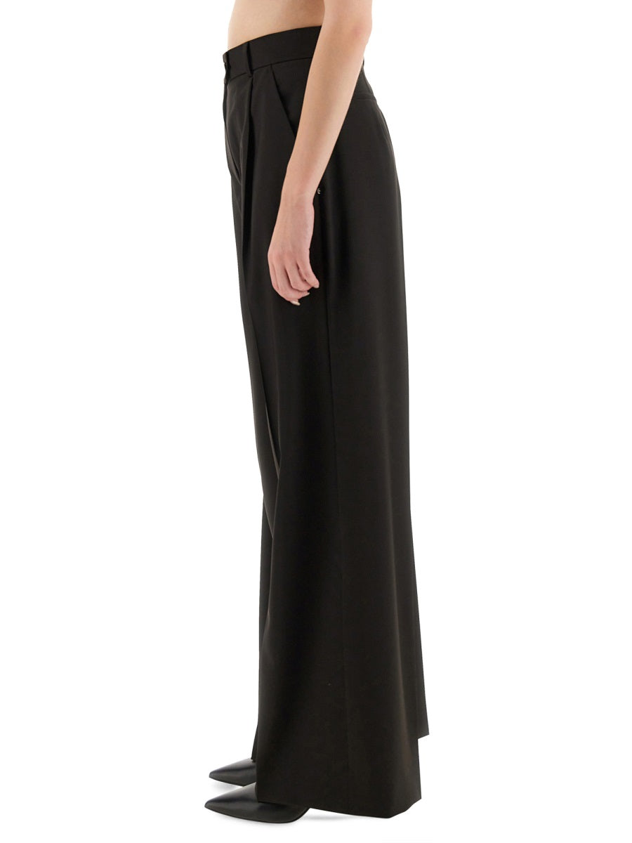 MAX MARA SPORTMAX Wide Leg 100% Virgin Wool Pants - Size 40