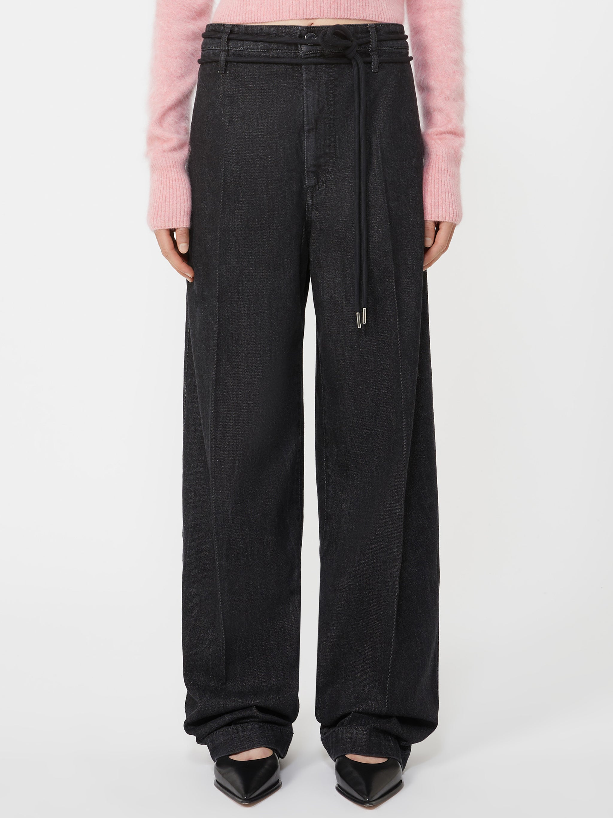 MAX MARA SPORTMAX Relaxed Fit Jeans with Belt