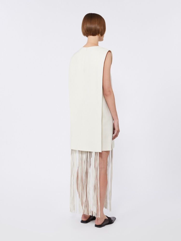 MAX MARA SPORTMAX Fringed Sleeveless Mini Dress