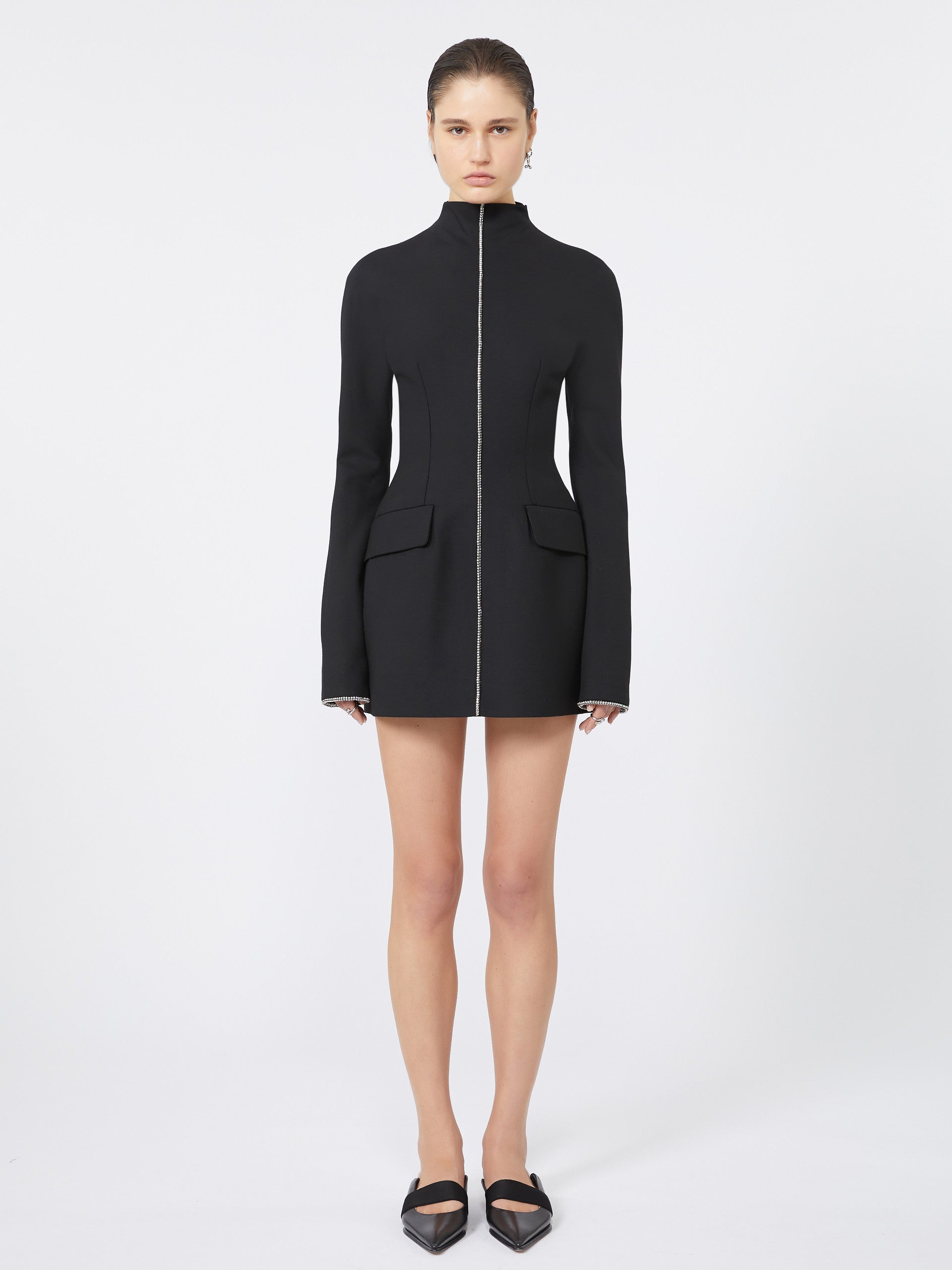 MAX MARA SPORTMAX Slim Waist Dress with Concealed Zip - Size 38
