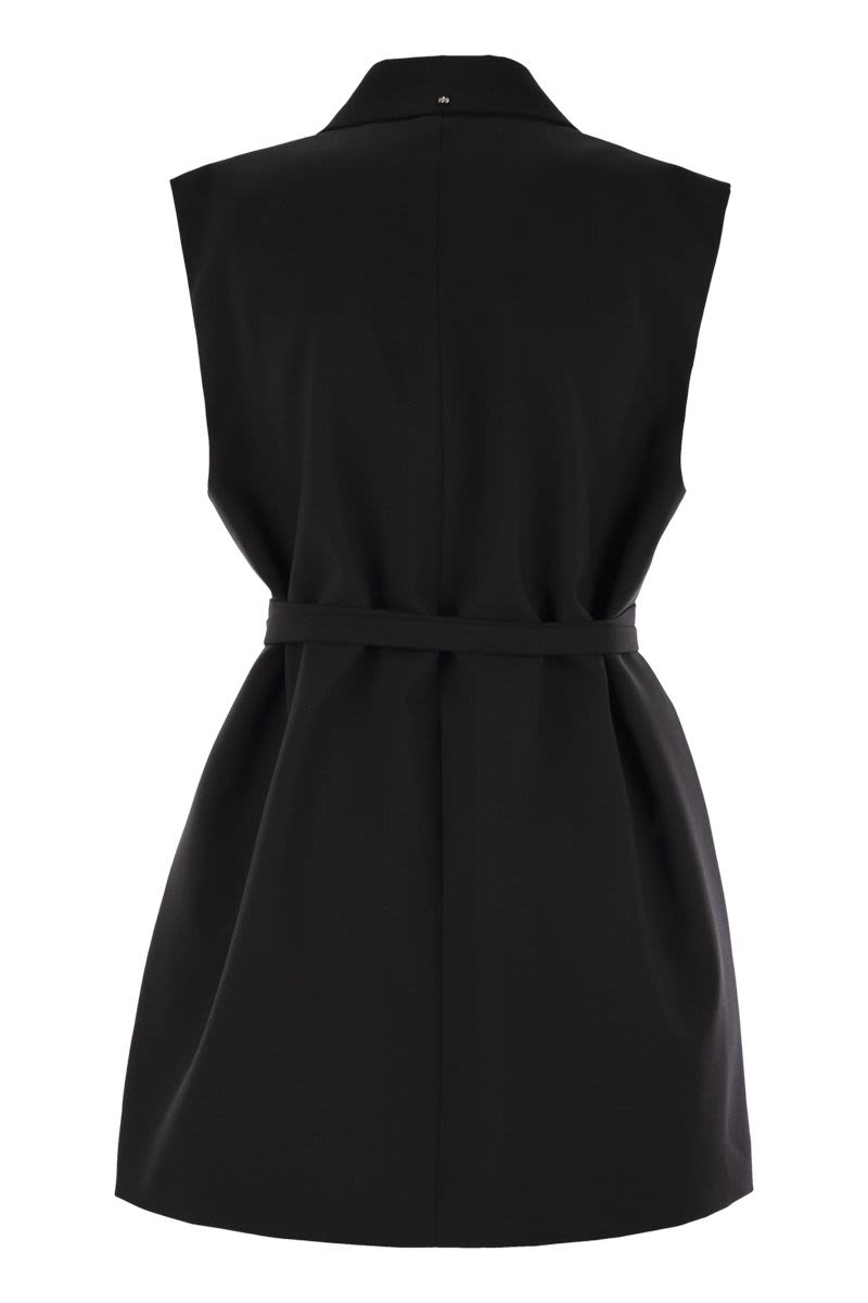 MAX MARA SPORTMAX Sleeveless Long Blazer & Mini Dress