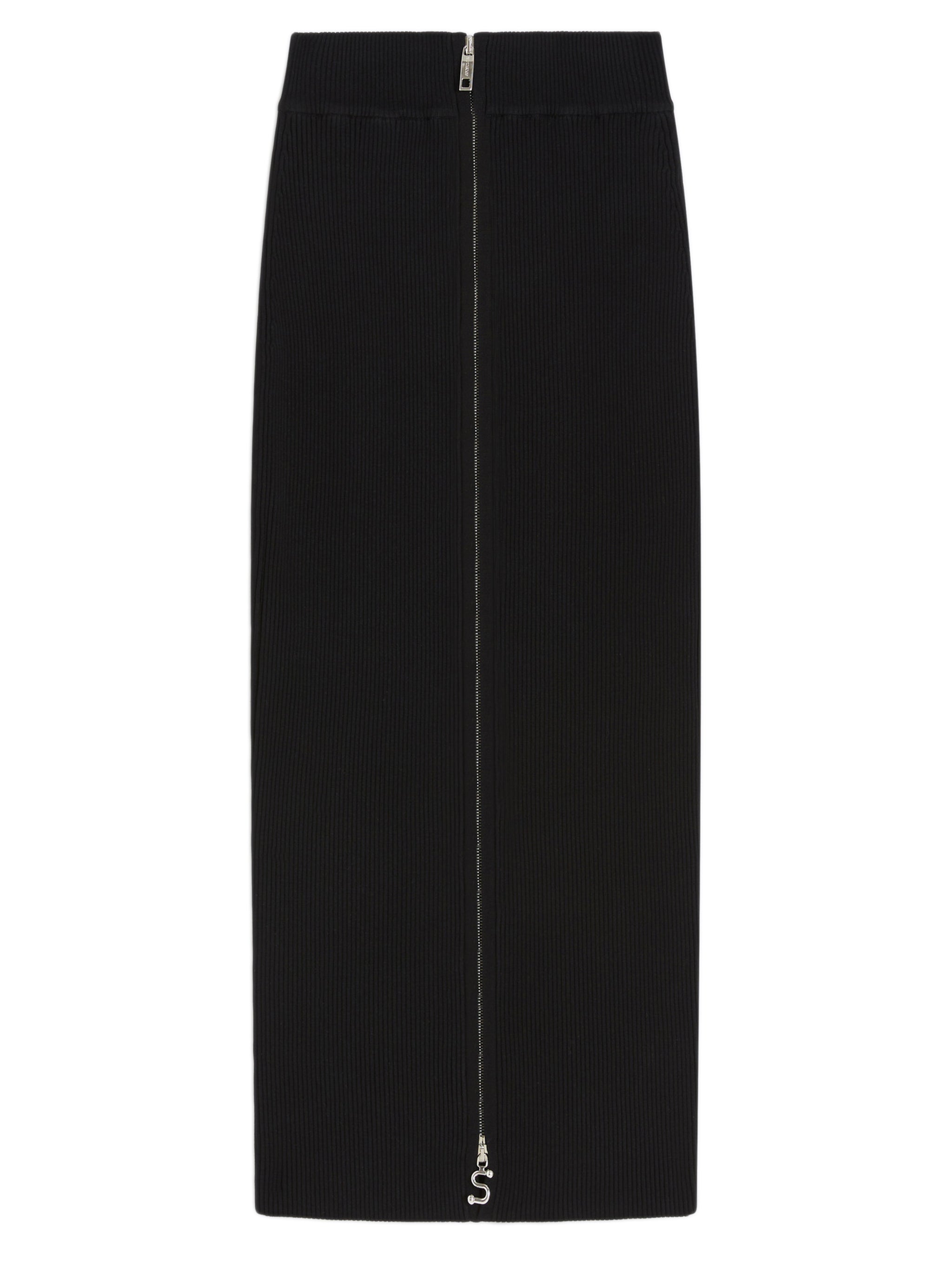 MAX MARA SPORTMAX Knit Pencil Skirt with Double-Slider Zip