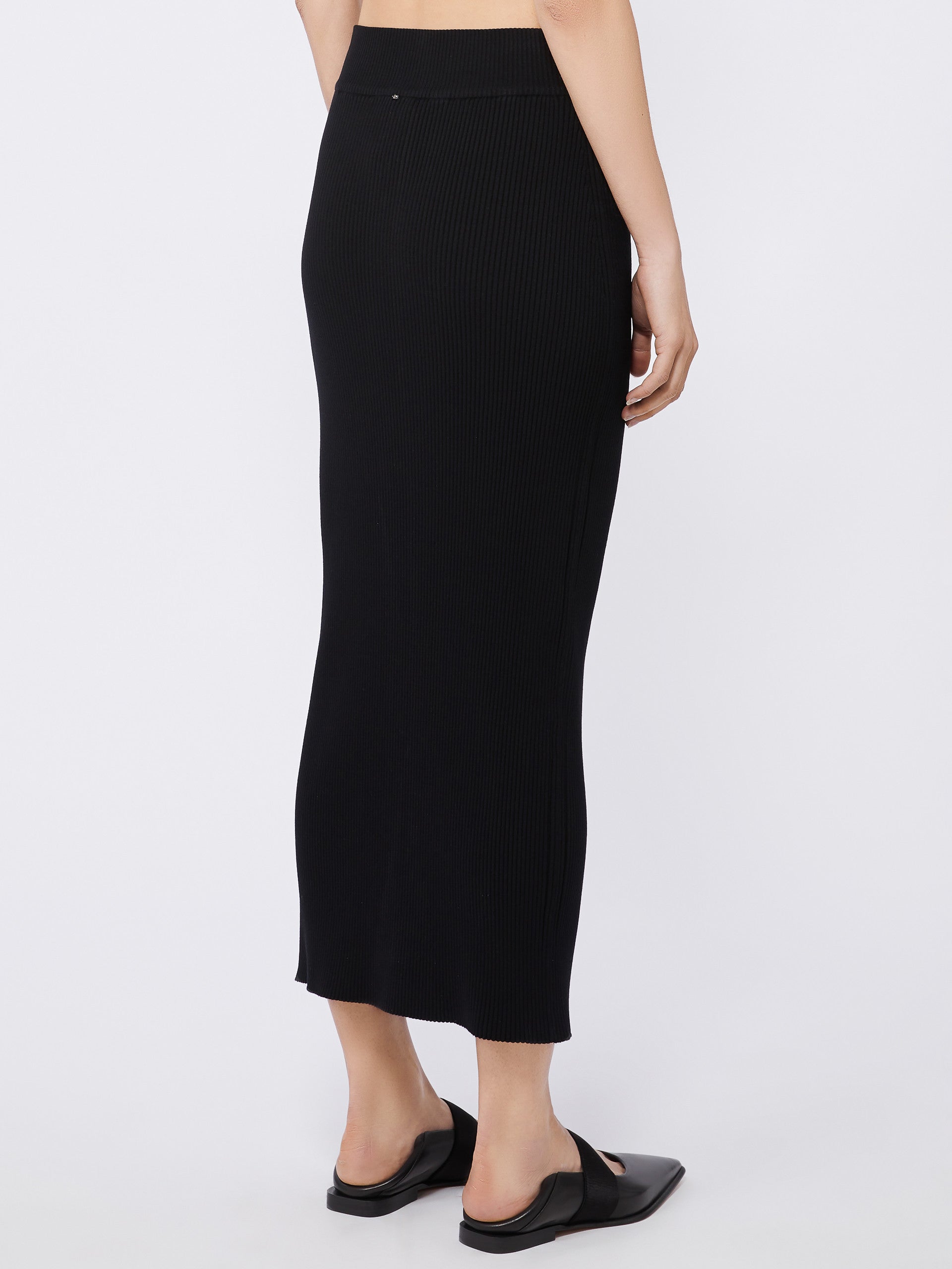 MAX MARA SPORTMAX Knit Pencil Skirt with Double-Slider Zip