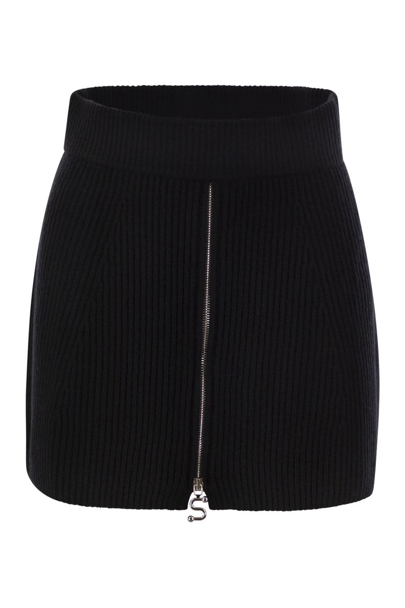 MAX MARA SPORTMAX Essential Mini Wool & Cashmere Skirt
