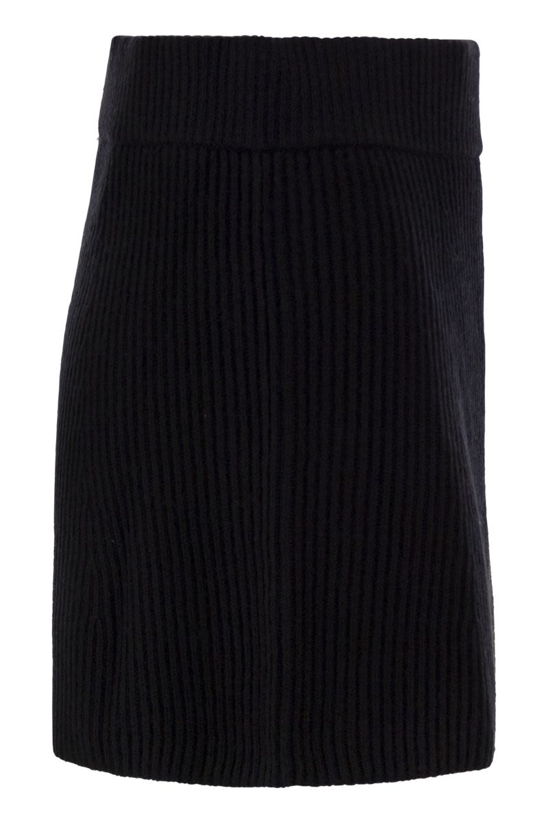 MAX MARA SPORTMAX Essential Mini Wool & Cashmere Skirt