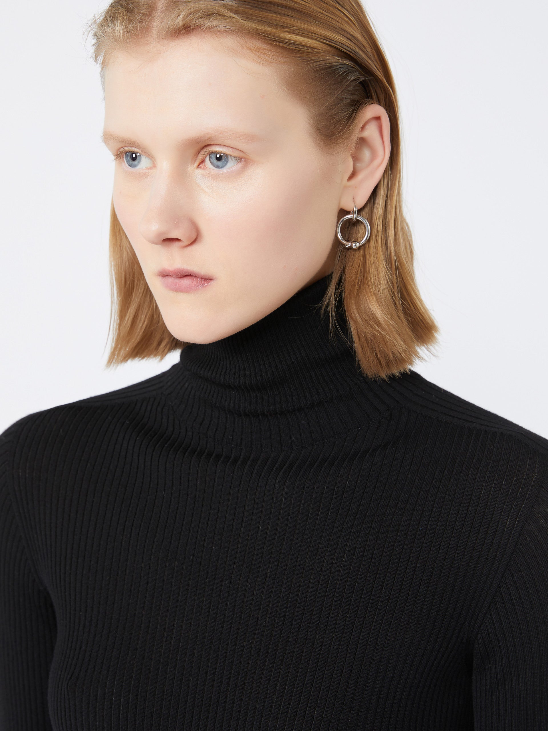 MAX MARA SPORTMAX Wool Turtleneck Jumper for Women - Snug Fit