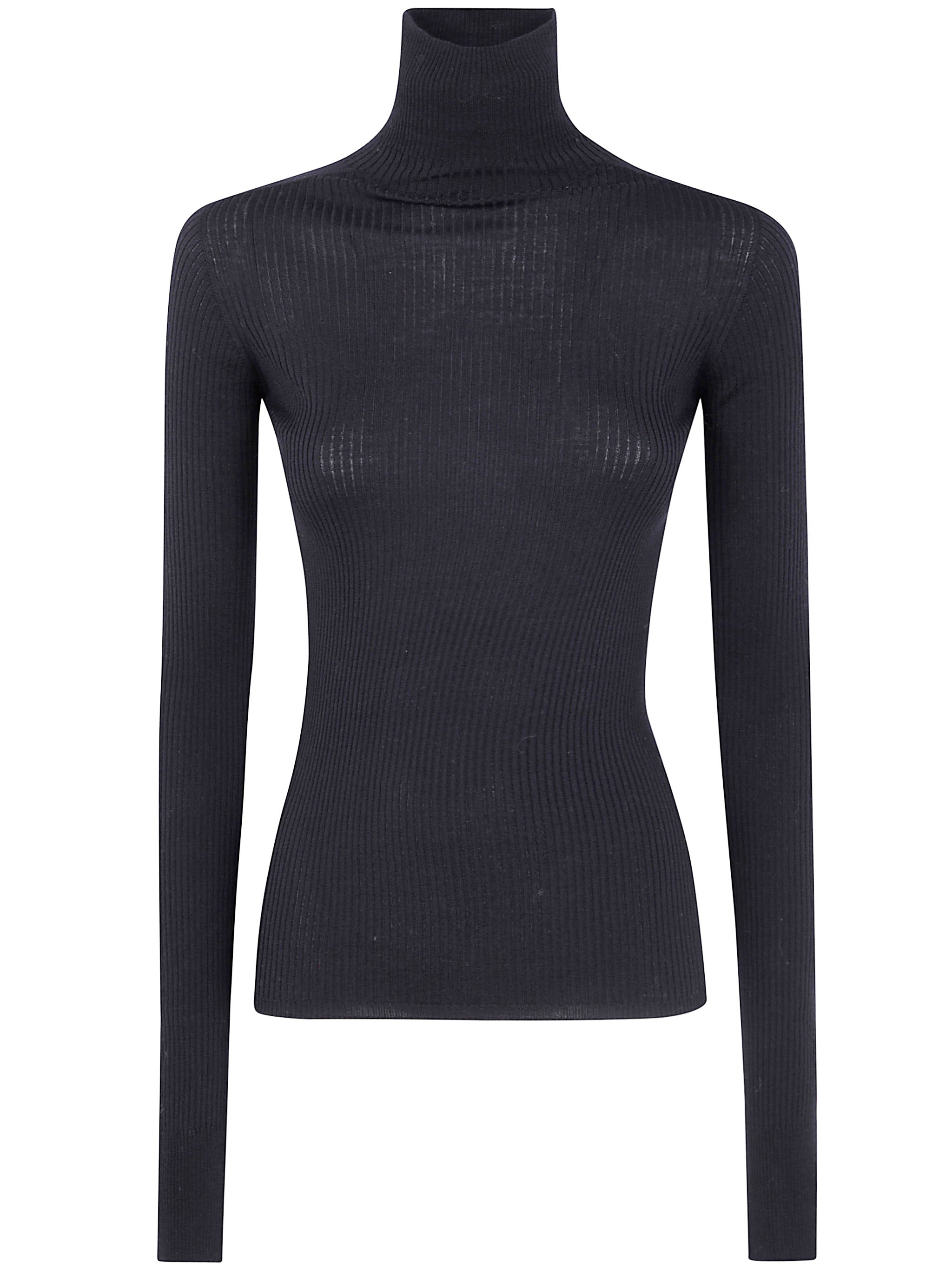 MAX MARA SPORTMAX Wool Turtleneck Jumper for Women - Snug Fit