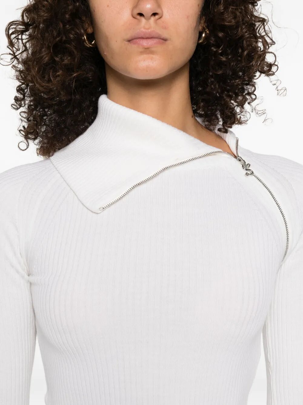 MAX MARA SPORTMAX Asymmetrical Zip Sweater