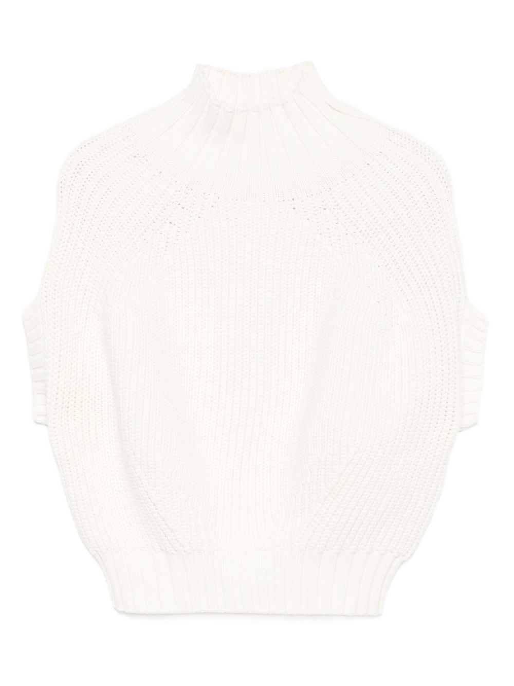 MAX MARA SPORTMAX Slim Fit Balloon Sweater with Stand-Up Collar