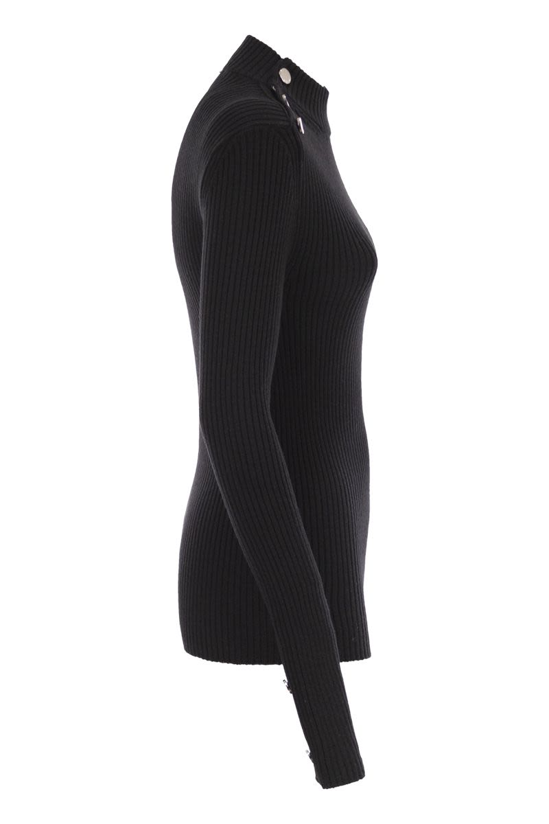 MAX MARA SPORTMAX Fitted Jumper with Button Details
