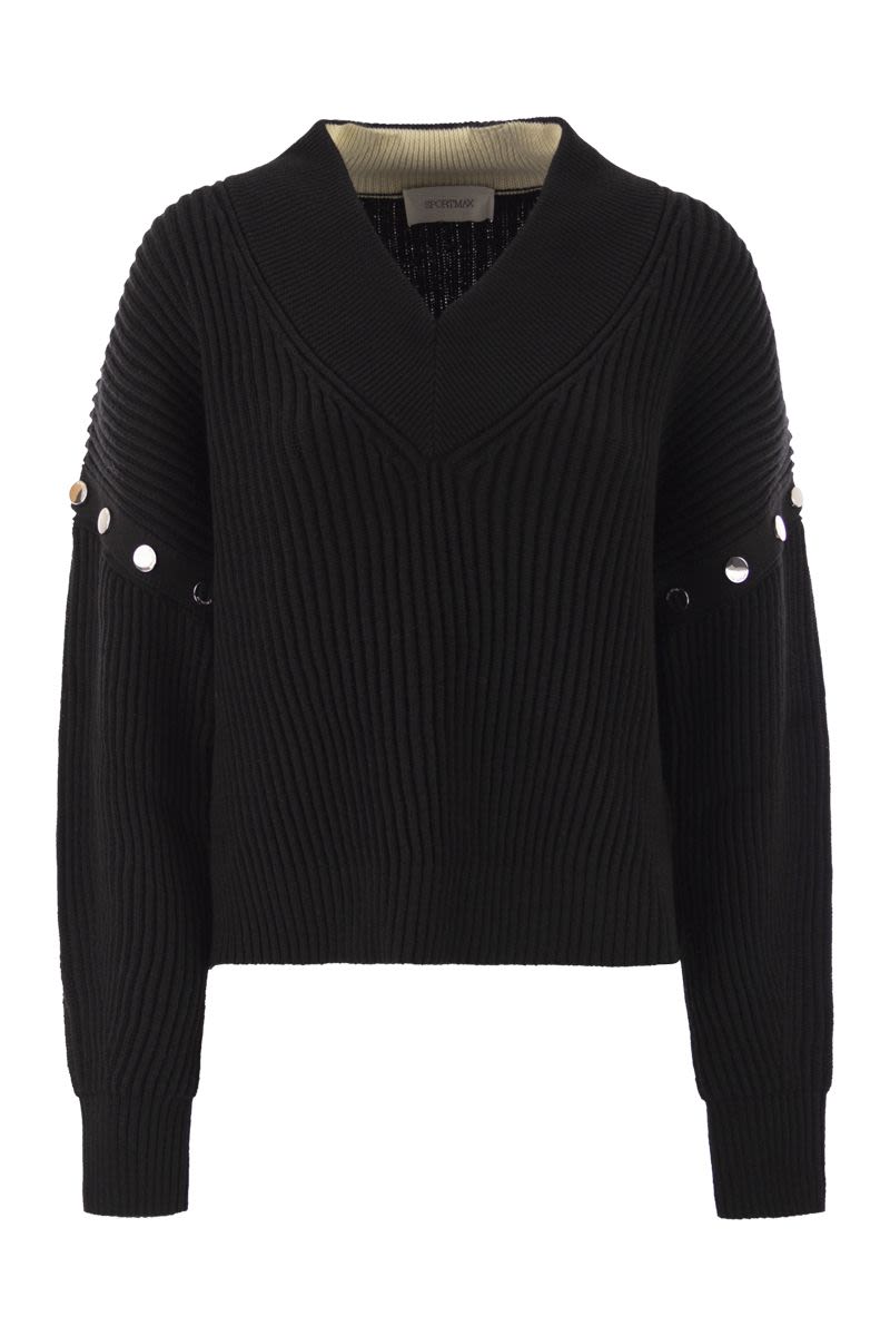 MAX MARA SPORTMAX Oversized Jumper with Detachable Sleeves