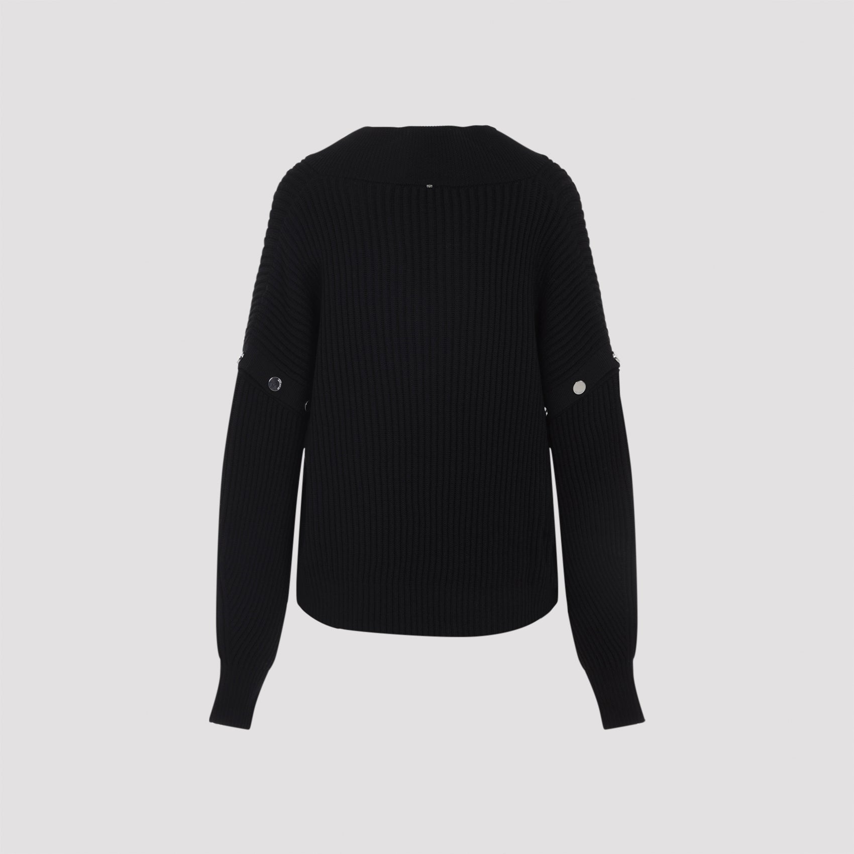 MAX MARA SPORTMAX V Neck Snap Sweater