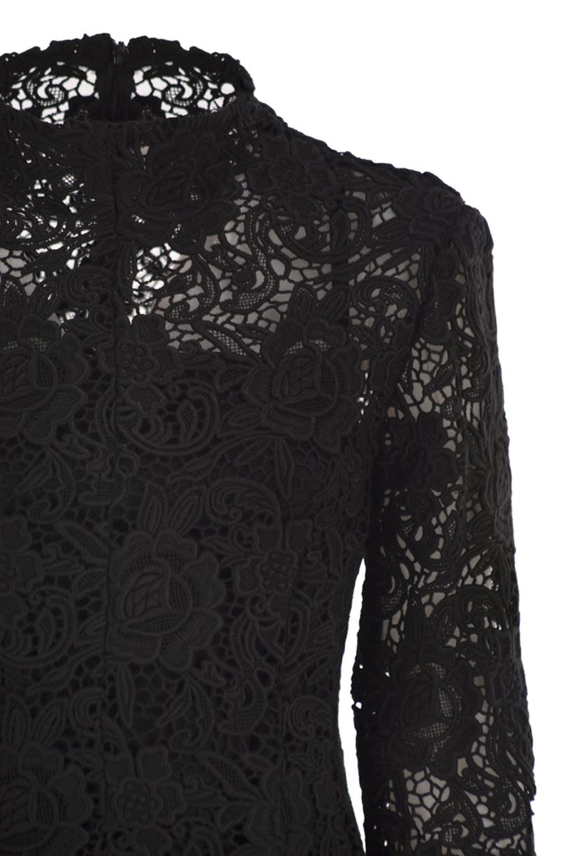 MAX MARA SPORTMAX Floral Macramé Mini Dress