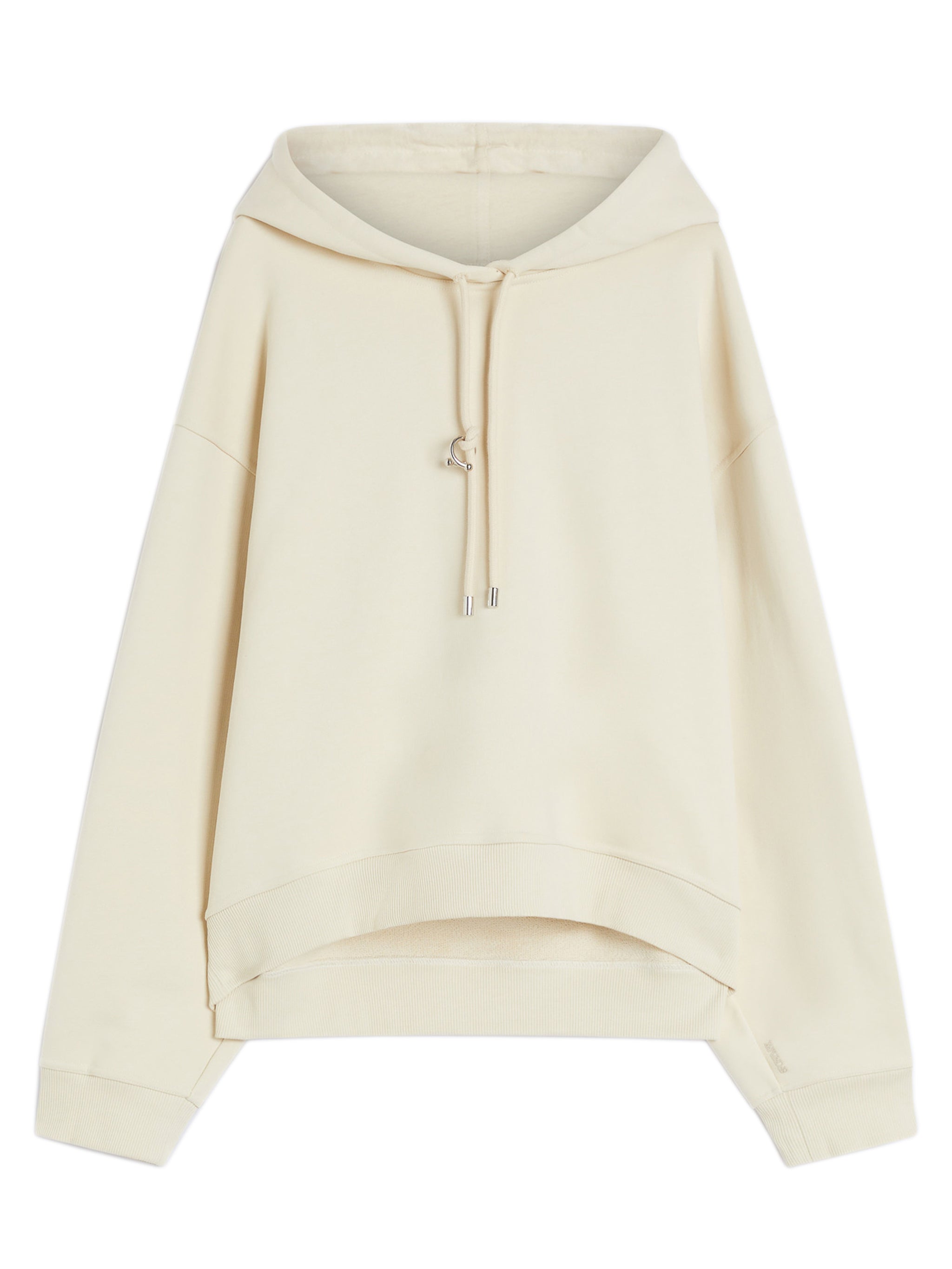 MAX MARA SPORTMAX Women's Hooded Stretch Cotton Blend Sweatshirt - Size M