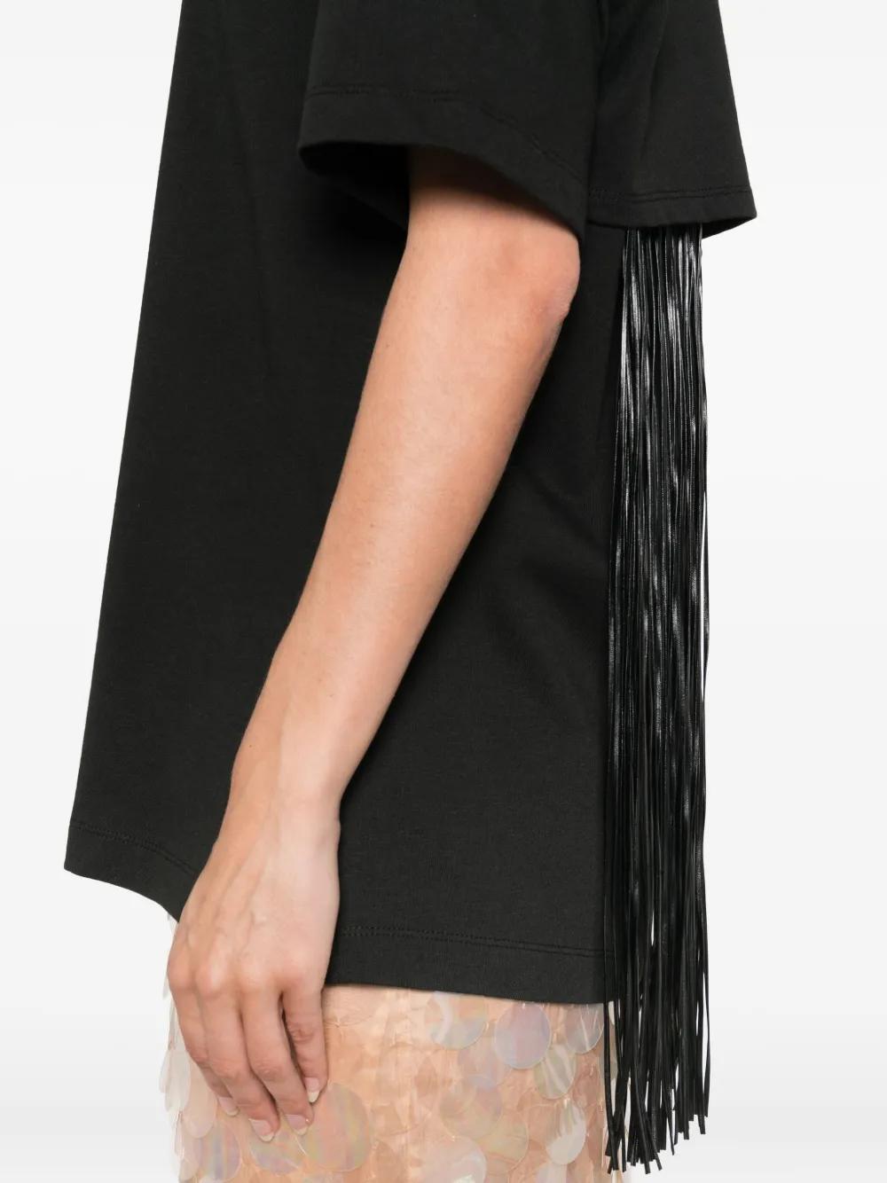 MAX MARA SPORTMAX Fringe-Accented T-Shirt