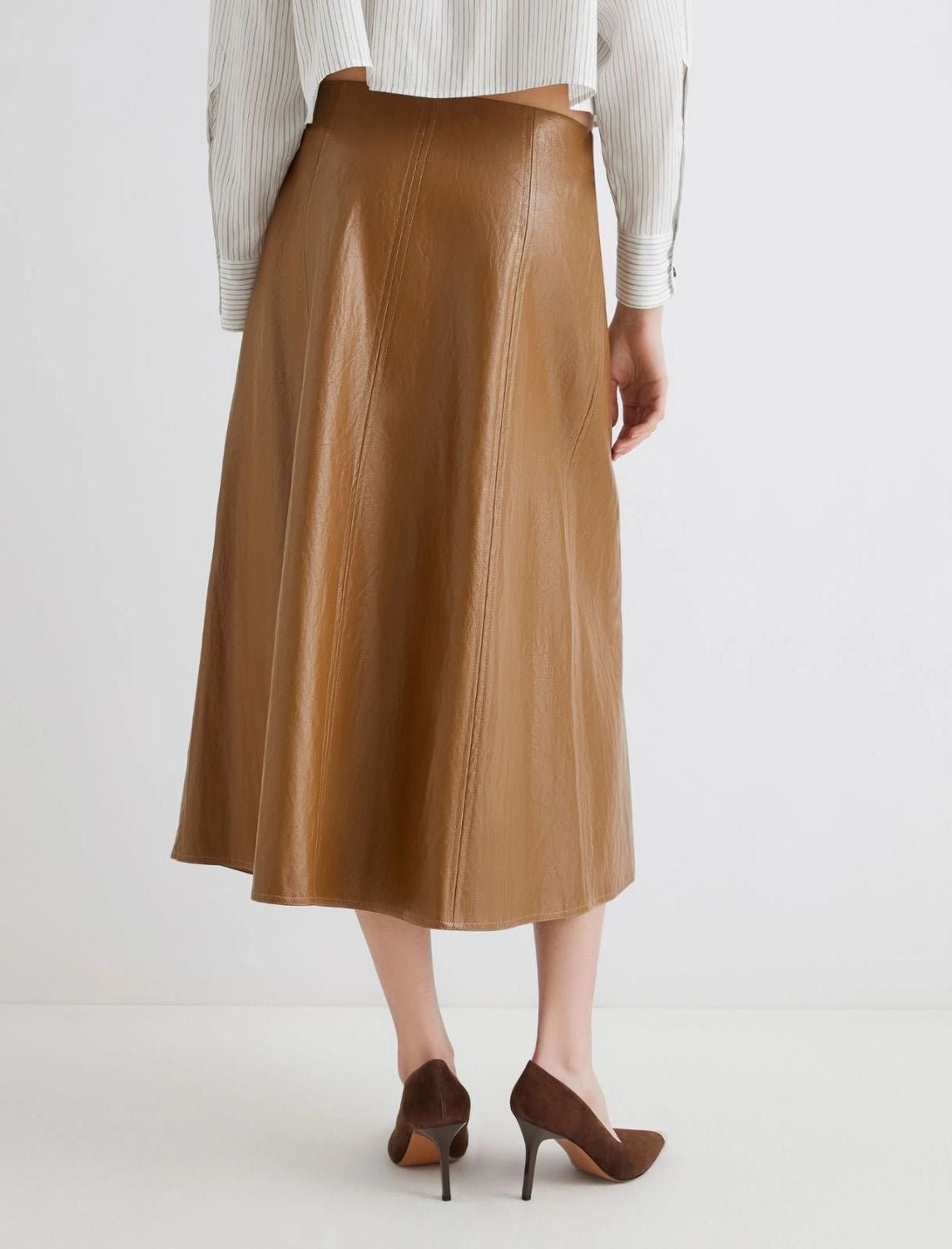 MARELLA Chic Flared Midi Skirt