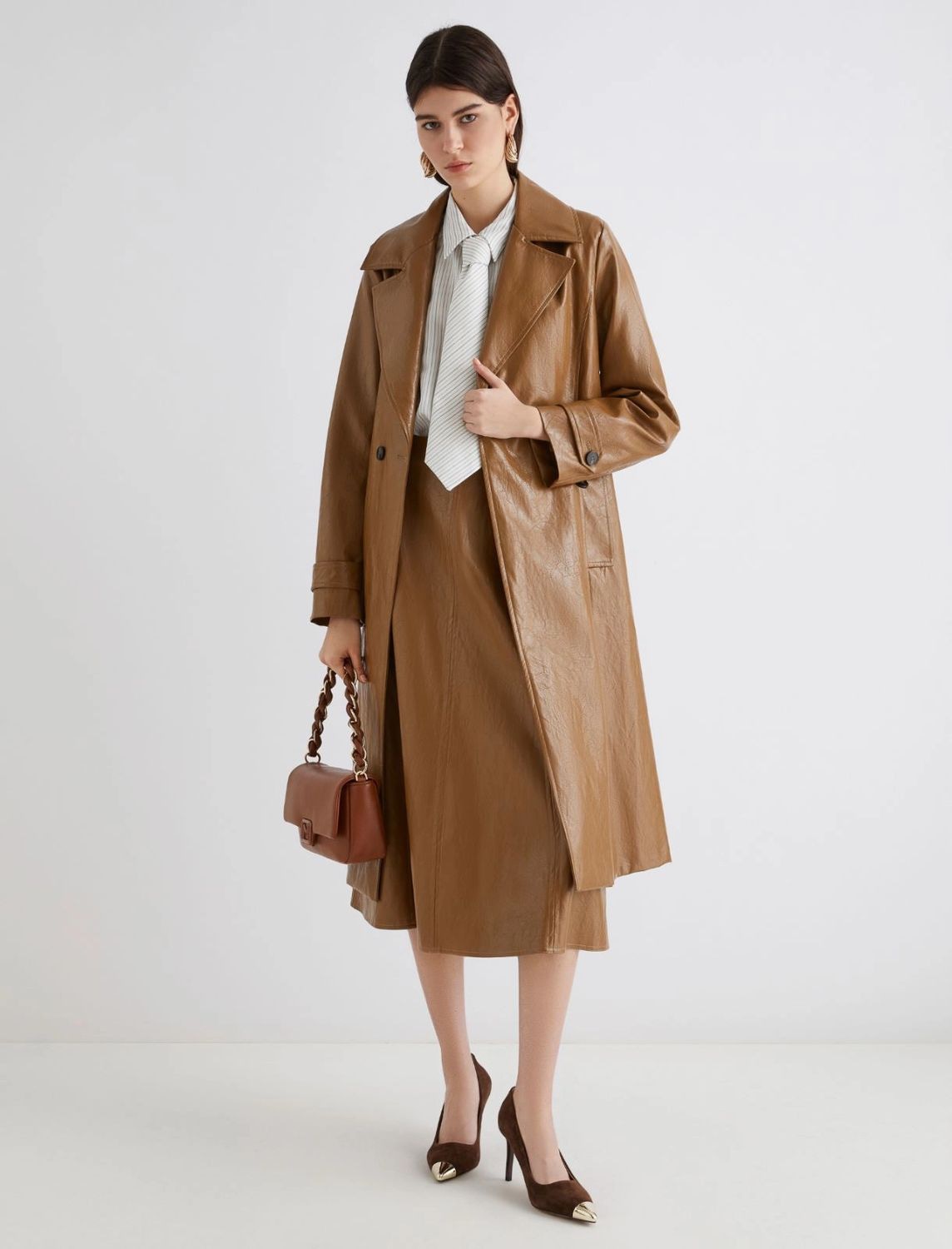 MARELLA Chic Flared Midi Skirt