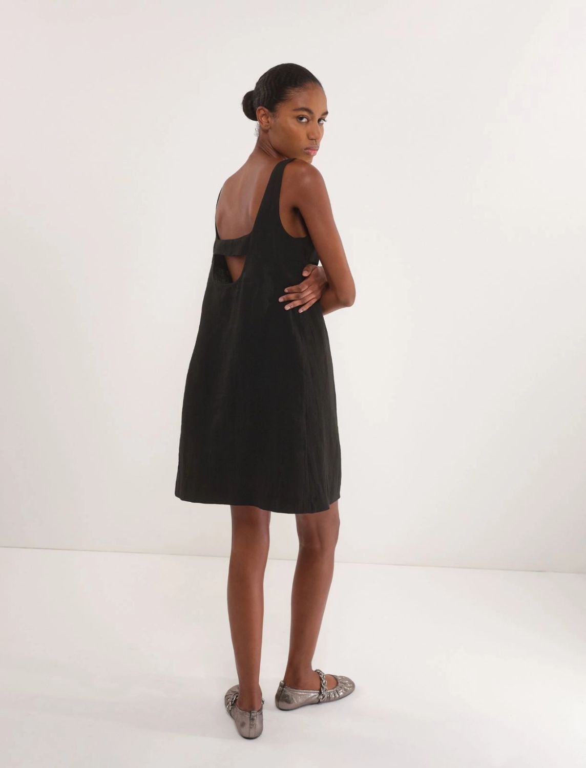 MARELLA Mini Flaxlinen and Cotton Dress for Women