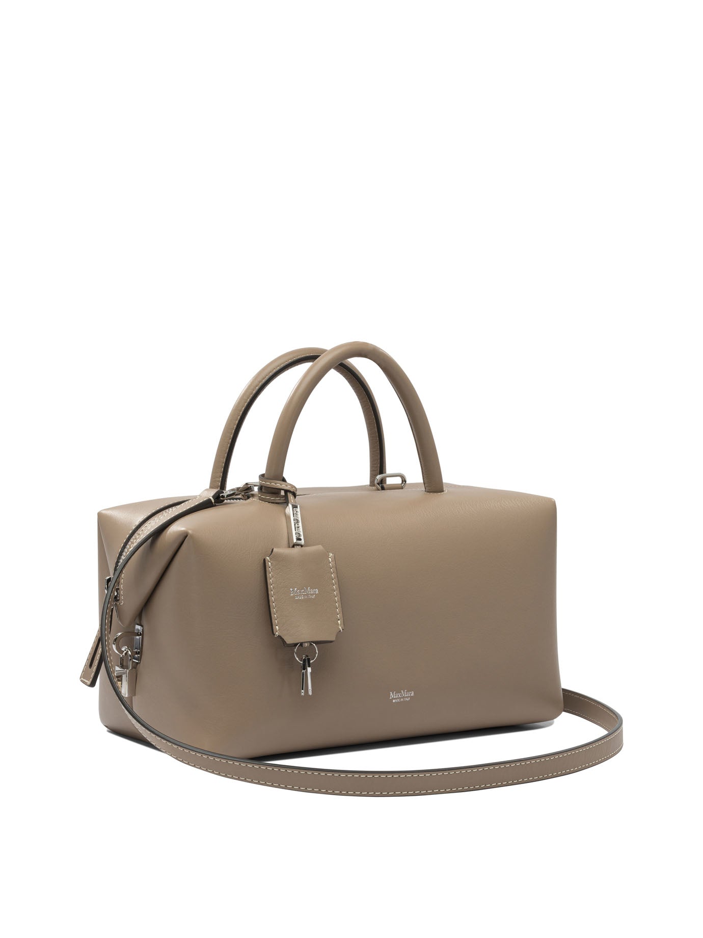 MAX MARA Elegant Satchel Handbag with Magnetic Closure
