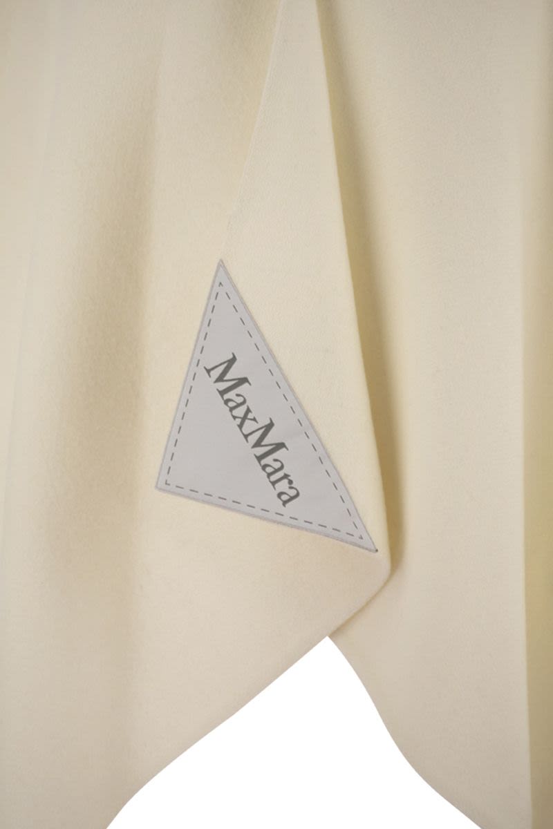 MAX MARA Alpaca and Wool Poncho 125 X 123 CM