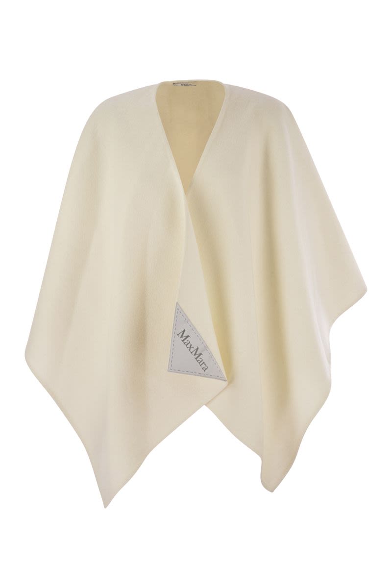 MAX MARA Alpaca and Wool Poncho 125 X 123 CM