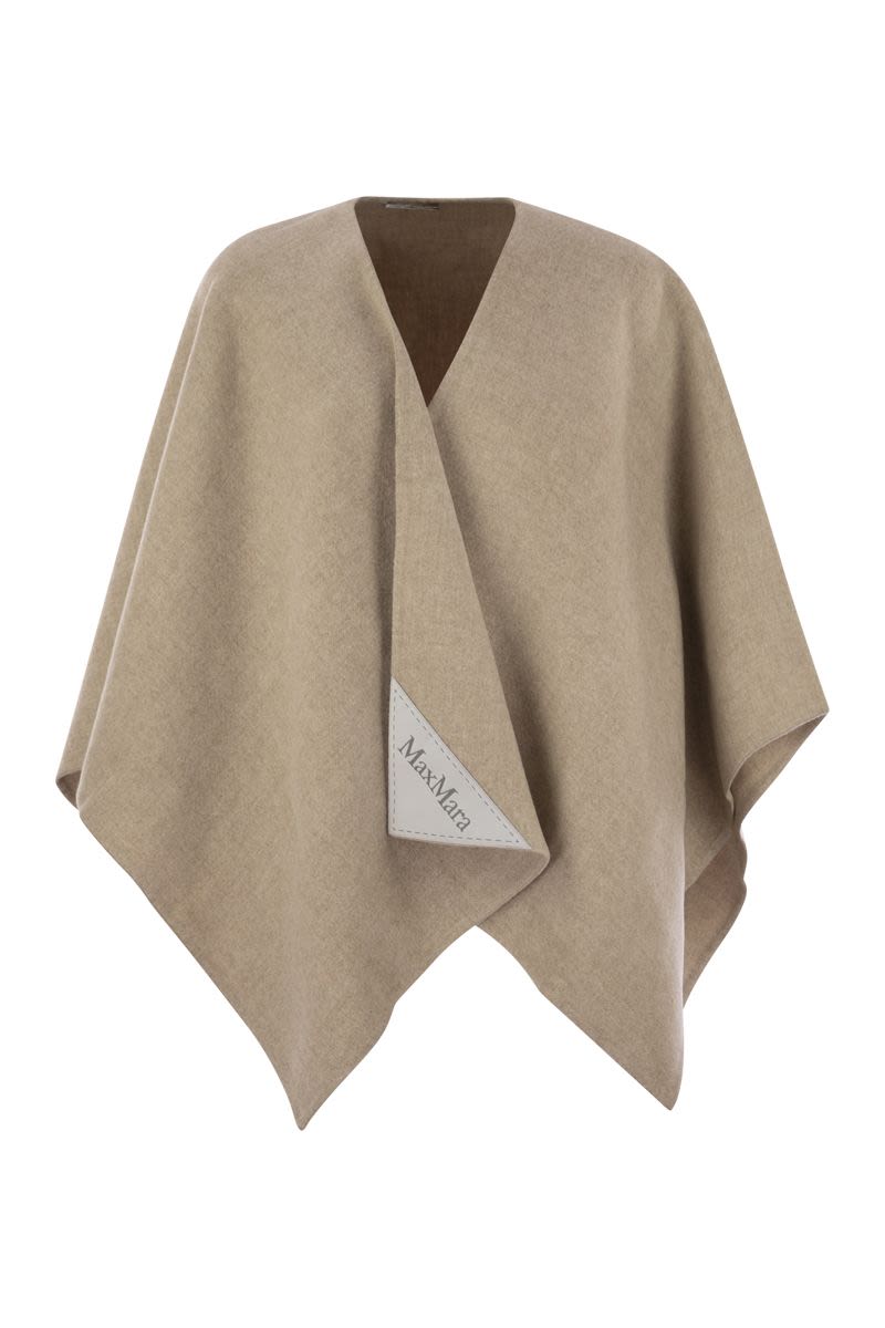MAX MARA Alpaca and Wool Poncho - 125 X 123 CM