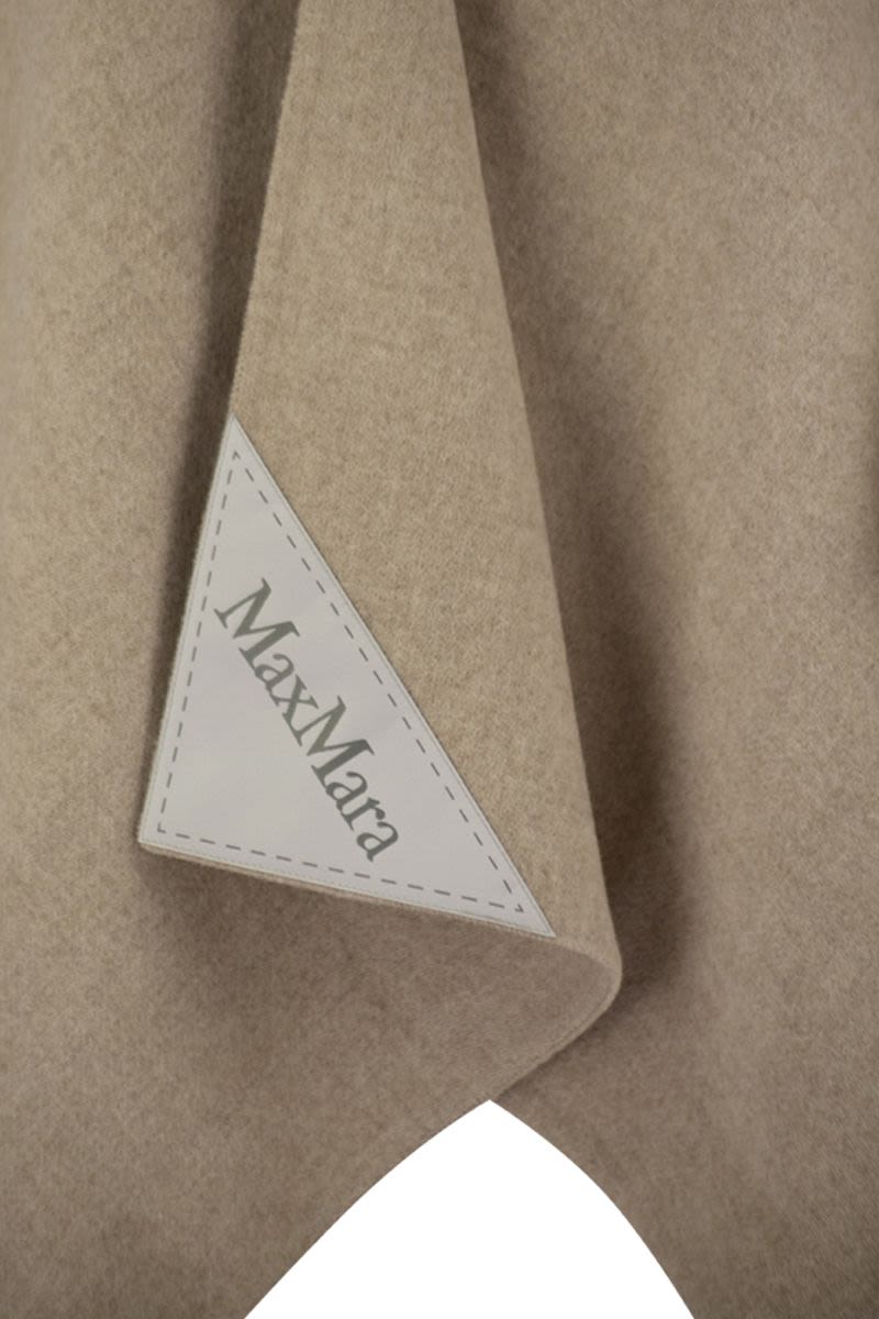 MAX MARA Alpaca and Wool Poncho - 125 X 123 CM