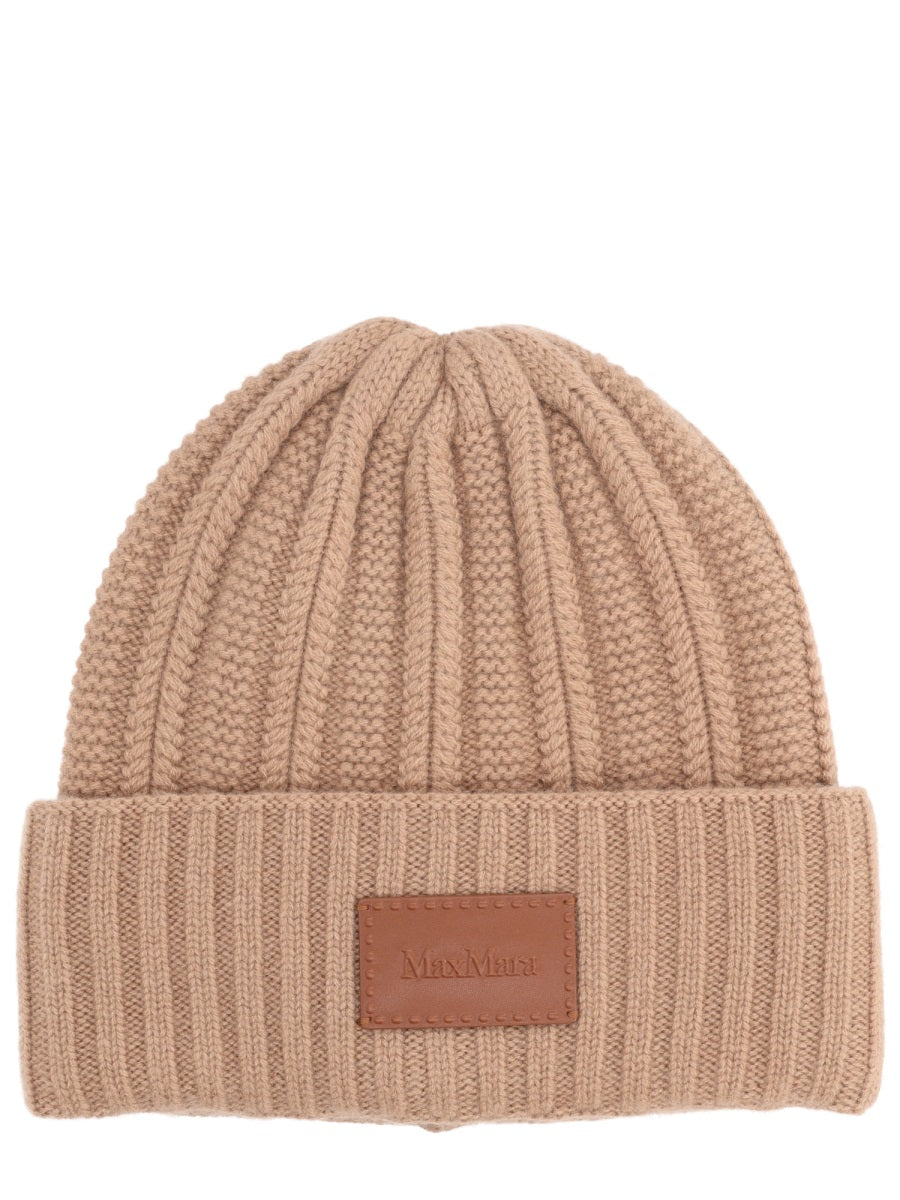 MAX MARA Cashmere Logo Cap for Women