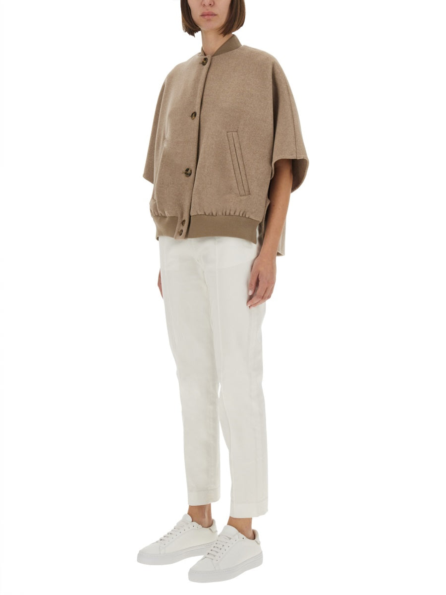 MAX MARA Elegant Cashmere Jacket - Size SM