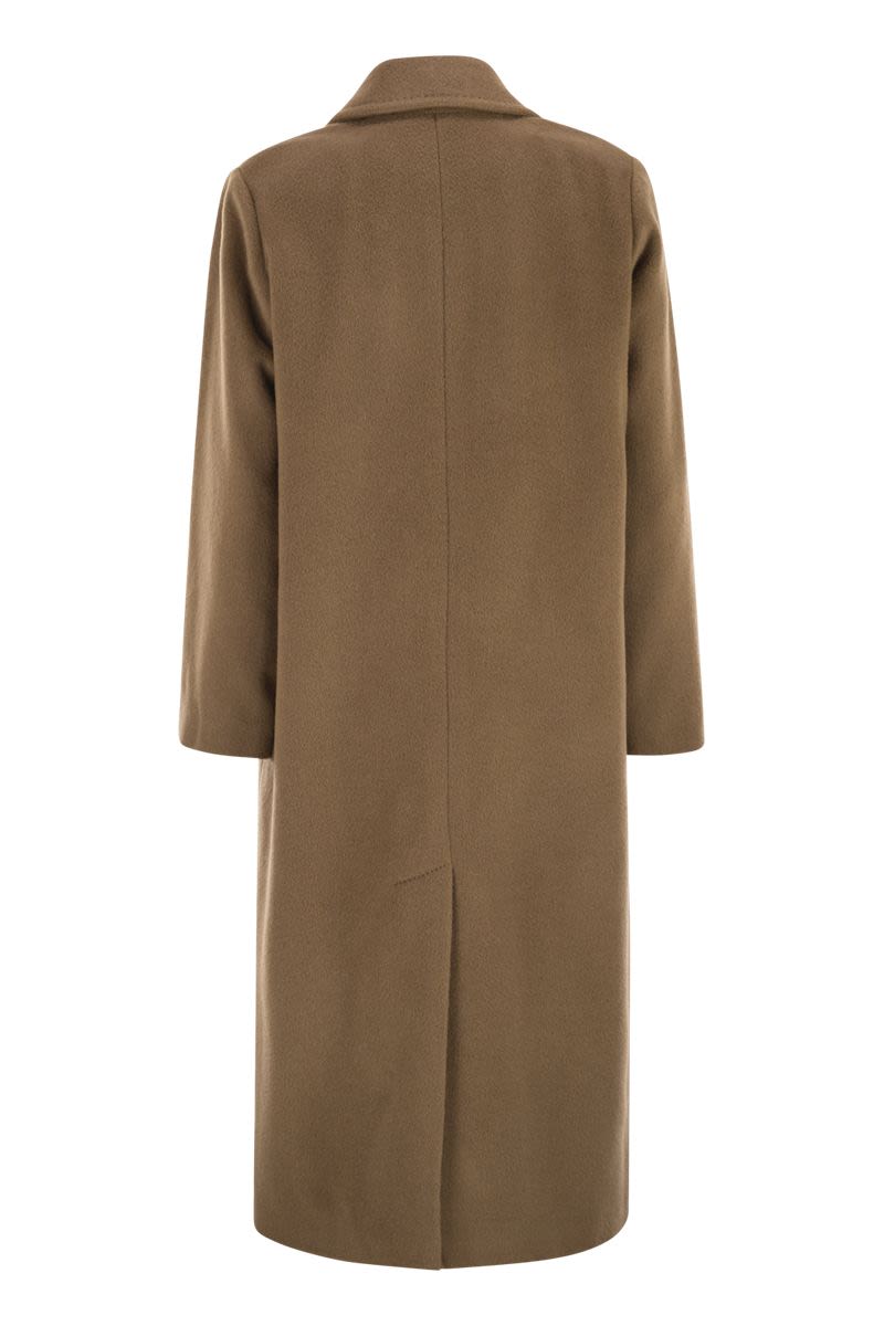 WEEKEND MAX MARA Double-Breasted Wool and Alpaca Blend Jacket