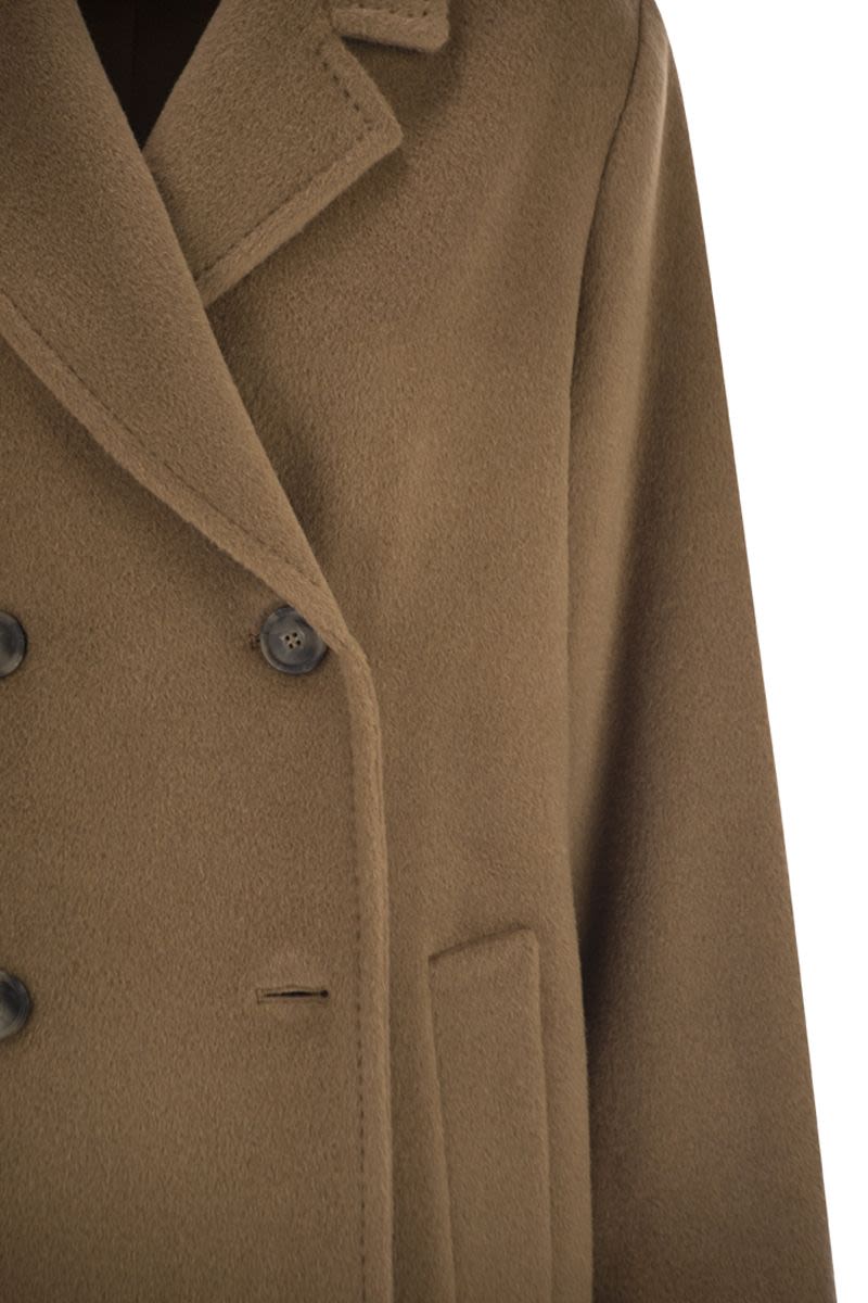 WEEKEND MAX MARA Double-Breasted Wool and Alpaca Blend Jacket