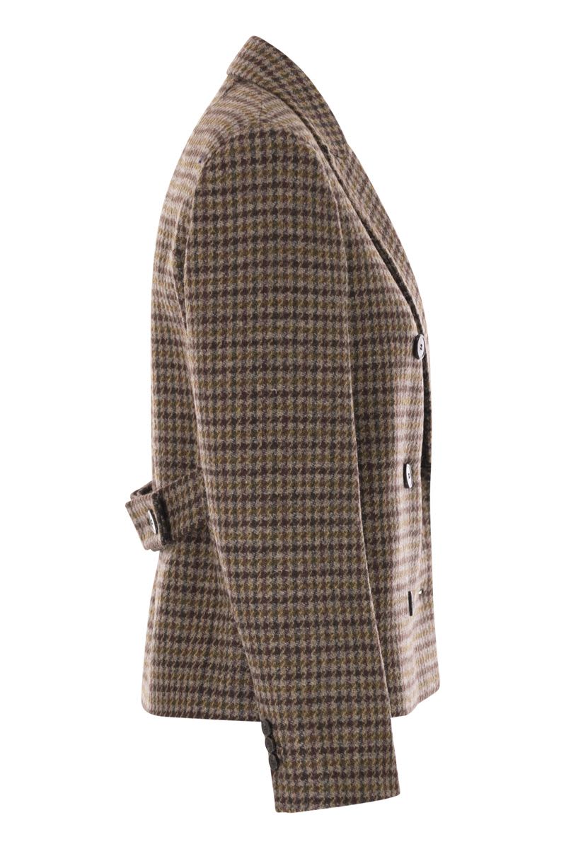 WEEKEND MAX MARA Cropped Wool Blend Blazer