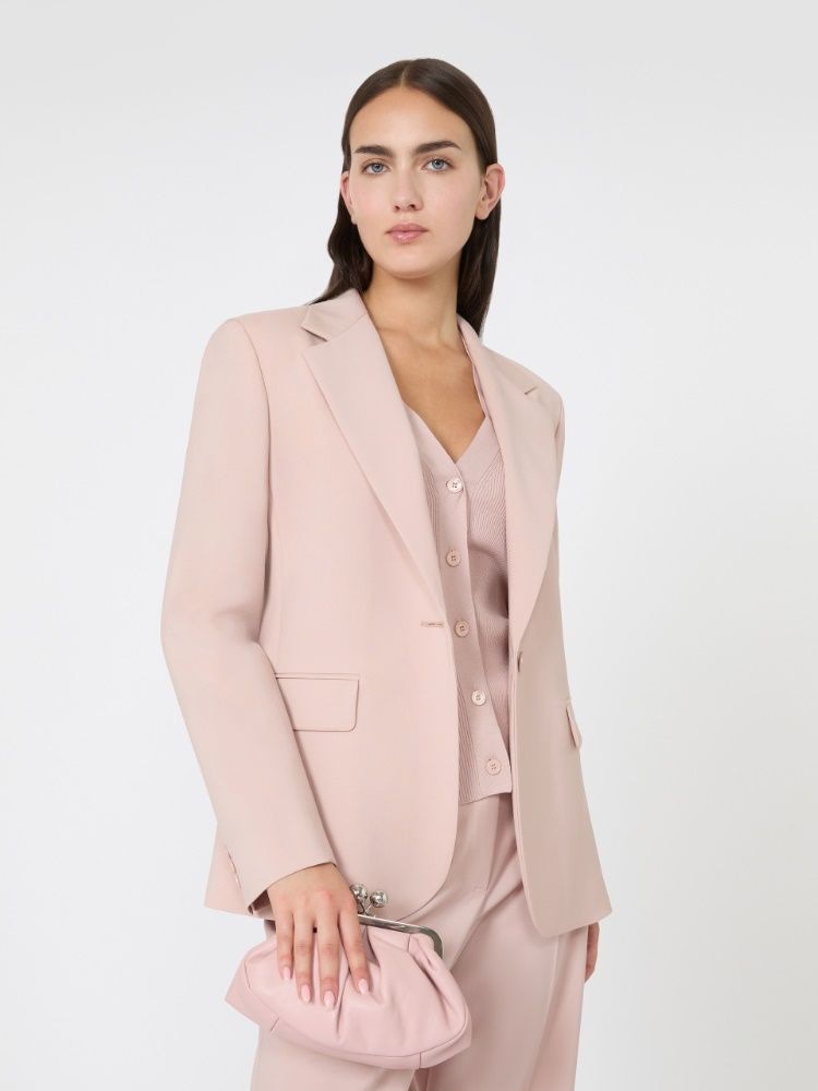 WEEKEND MAX MARA Light Pink Wool Jacket for Women