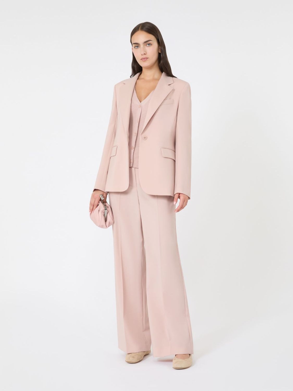 WEEKEND MAX MARA Light Pink Wool Jacket for Women